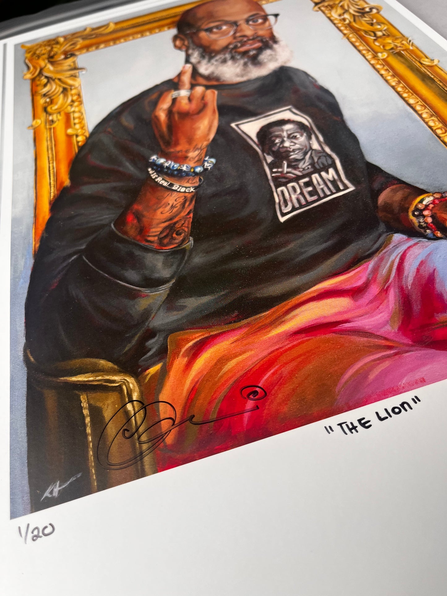 "The Lion" Art Print