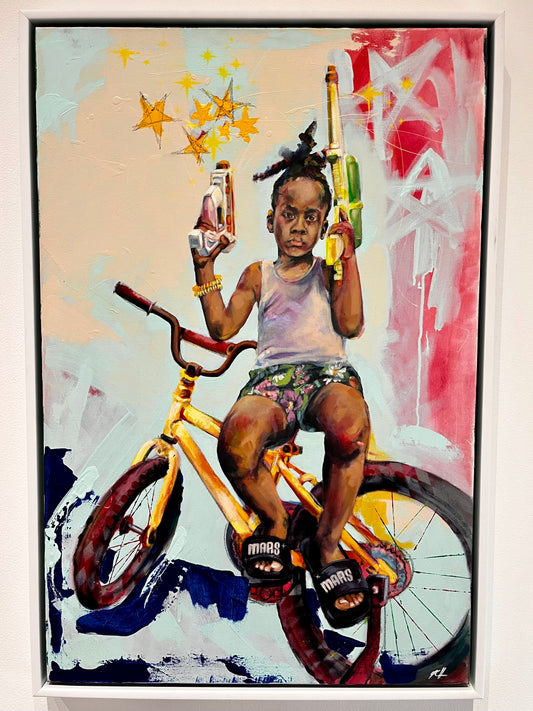 "A Boy is a Gun" - Original Painting