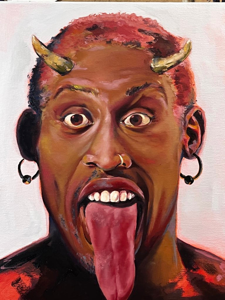 Untitled Dennis Rodman Portrait