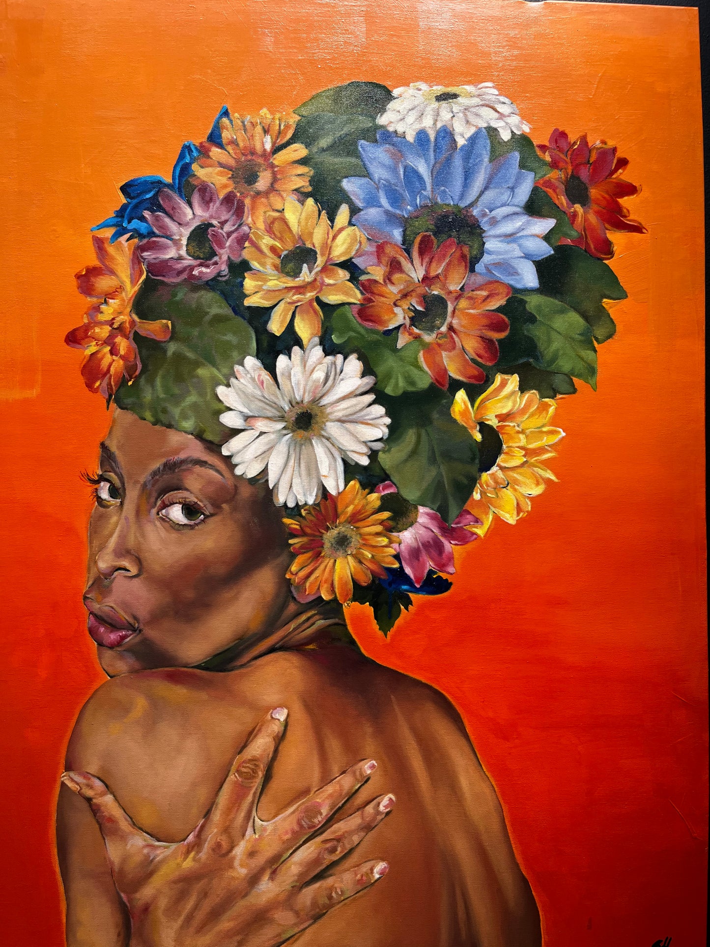 These Flowers (Growing Out My Mind) - Original Painting