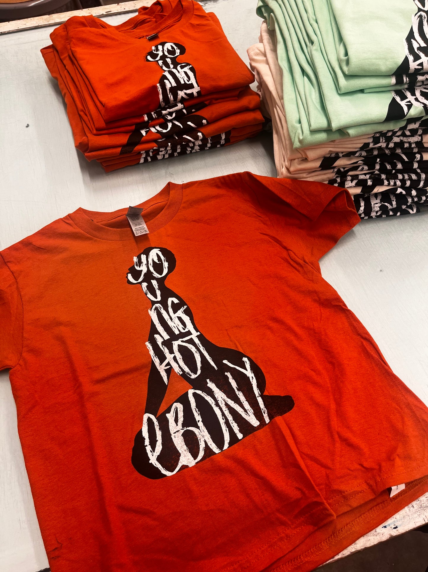 Young Hot Ebony Tee